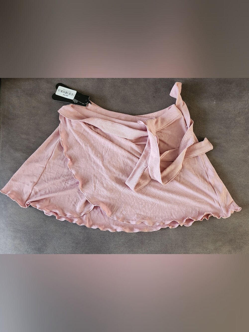 SKIMS Stretch Knit Wrap Skirt Himalayan Pink Size Medium
